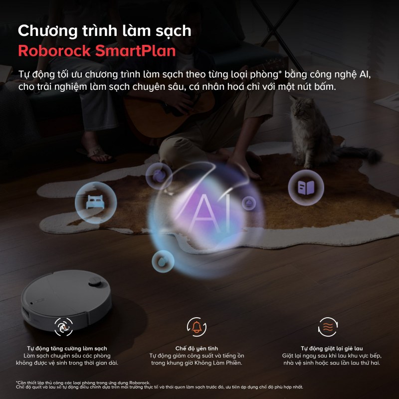 Tính năng 5 của Robot hút bụi Roborock Qrevo EdgeT