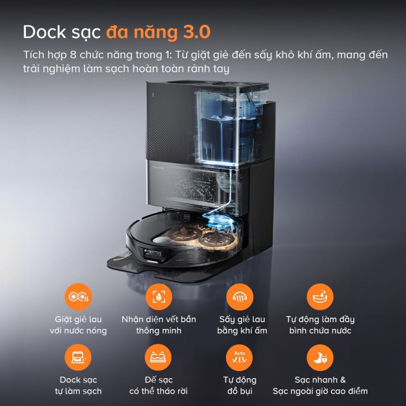 Tính năng 5 của Robot hút bụi Roborock Qrevo Slim