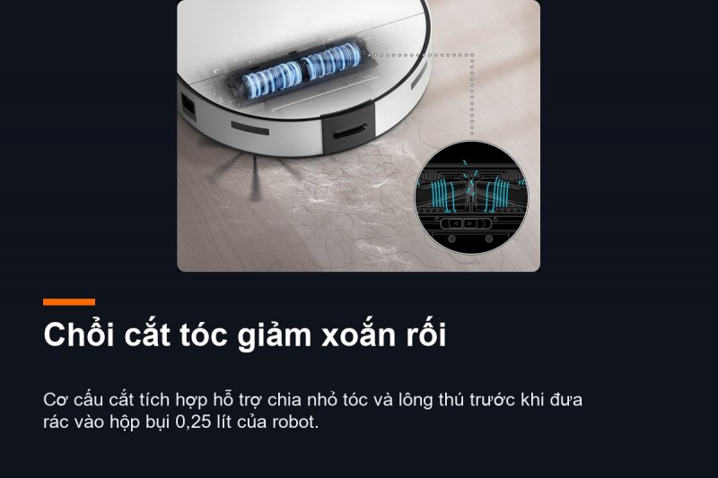 Chổi cắt tóc trên Samsung VR7MD96514G/SV