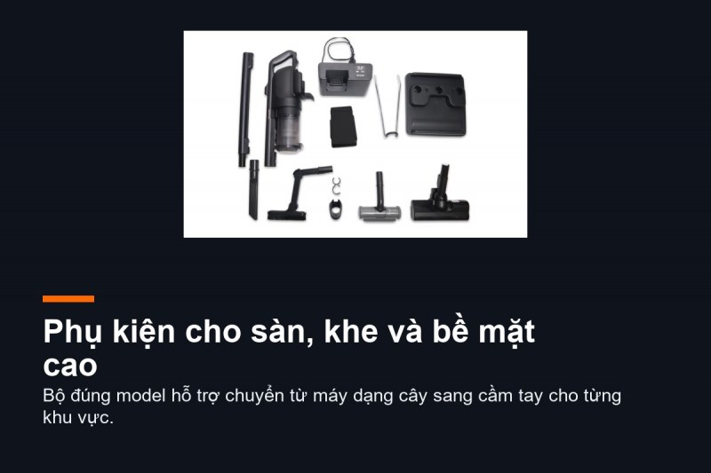Sharp EC-SR10-B - Thân 1,7 kg và bộ phụ kiện cho công việc trên cao