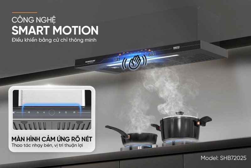 Công nghệ Smart Motion trên Sunhouse SHB72025