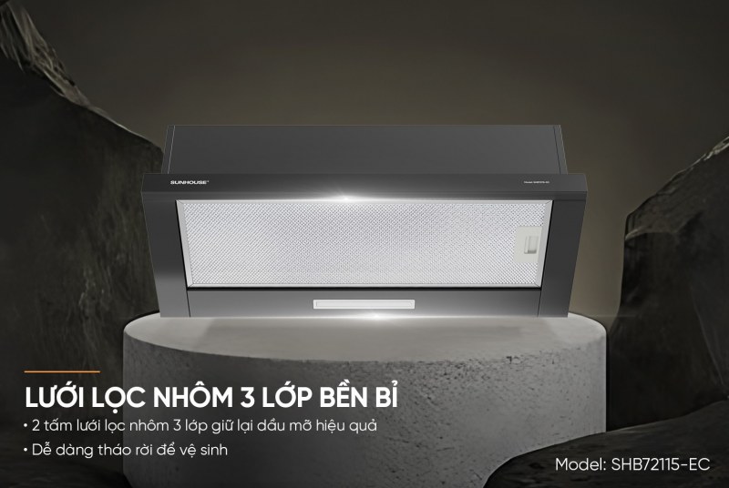 Thông tin tính năng máy hút mùi Sunhouse SHB72115-EC 4