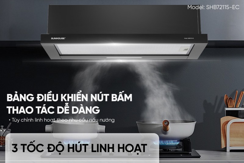 Thông tin tính năng máy hút mùi Sunhouse SHB72115-EC 5