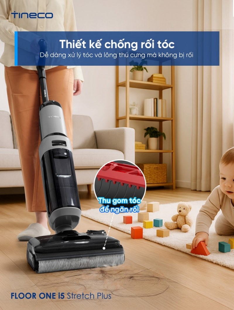 Răng lược chống rối DualBlock của i5 Stretch Plus