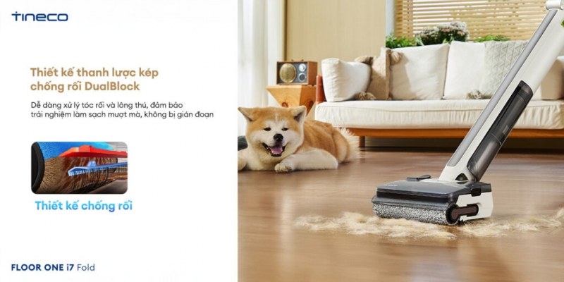 Thanh lược DualBlock trên i7 Fold