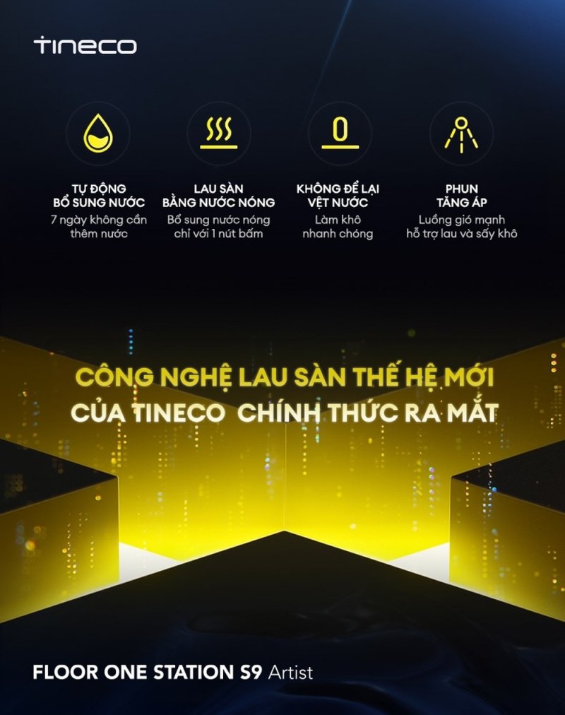 Chức năng bổ sung nước nóng của trạm Station S9 Artist