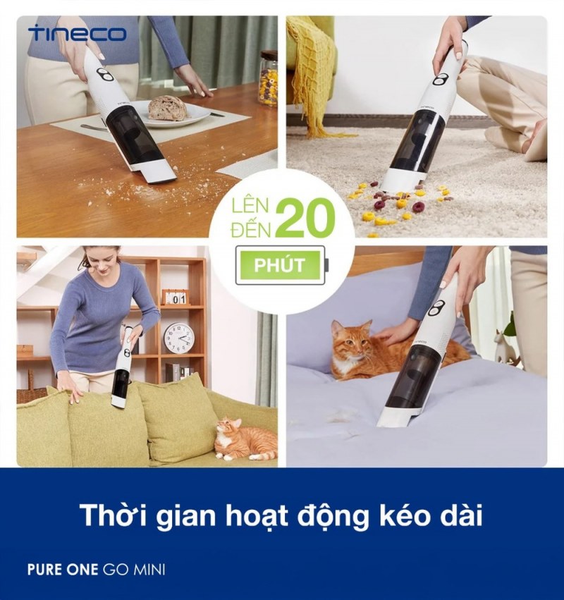 Các tình huống dùng Go Mini và mốc tối đa 20 phút trên ảnh hãng