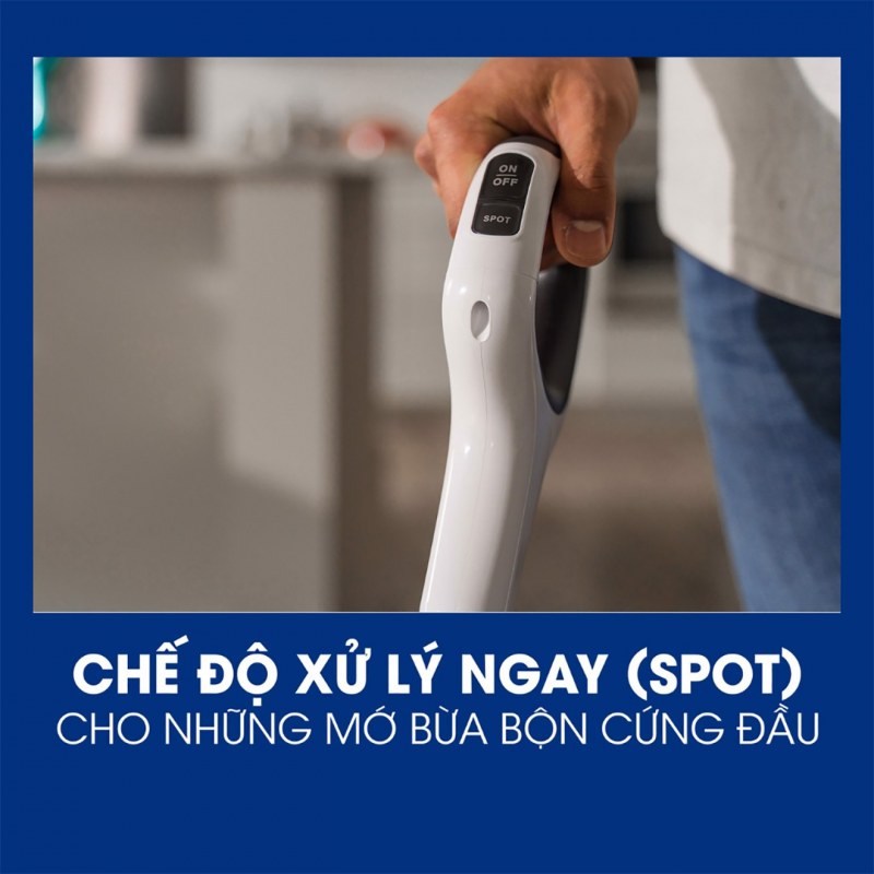 Hai nút ON/OFF và Spot trên tay cầm iFloor 2 Max