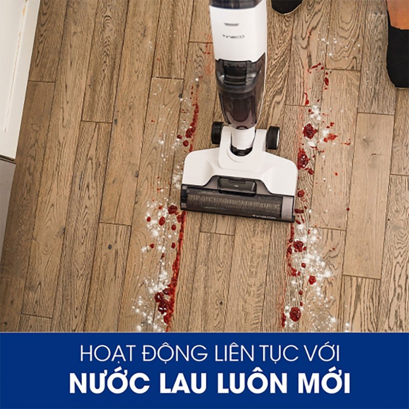iFloor 2 Max làm việc với hệ cấp nước sạch riêng
