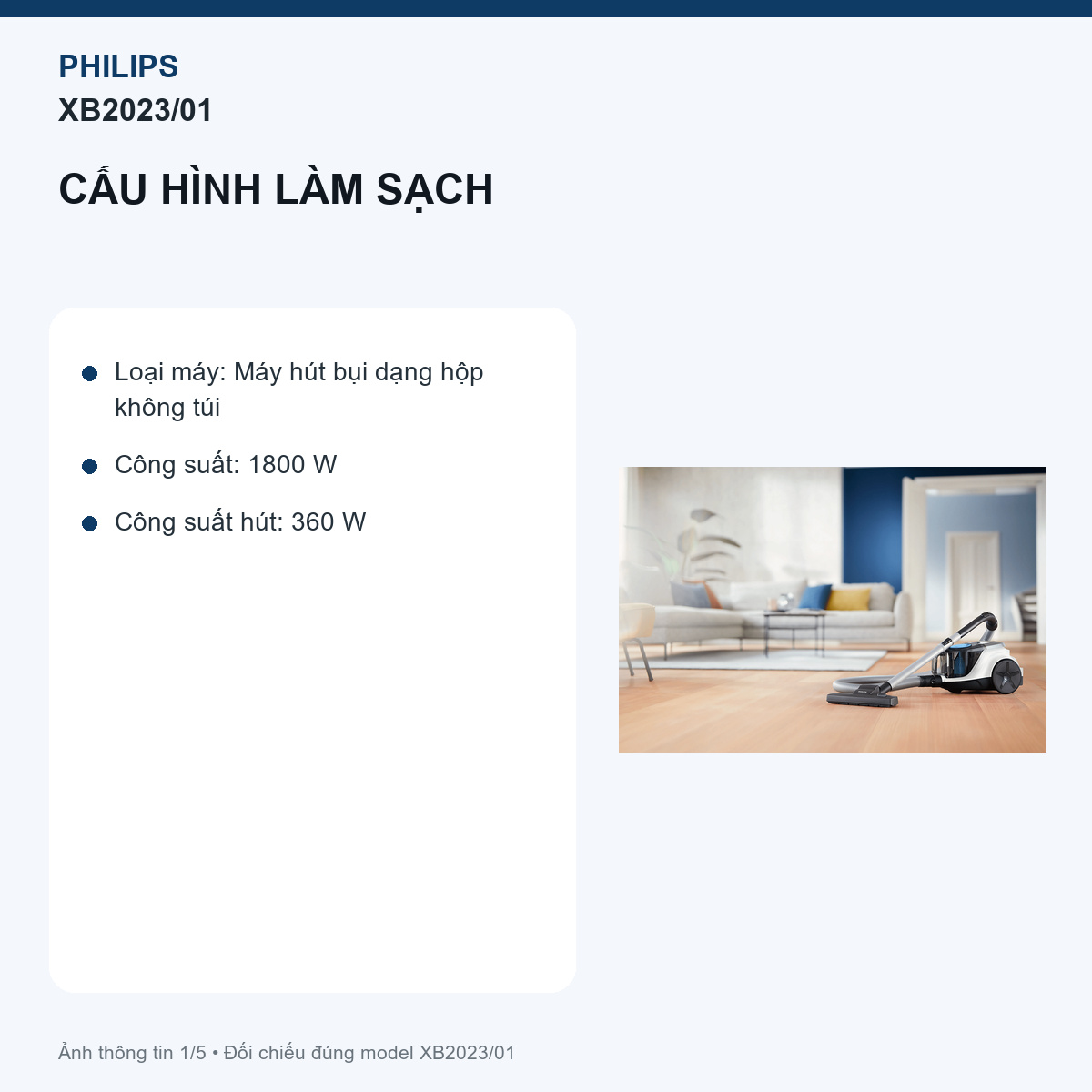 Philips XB2023/01 - Bắt đầu từ nơi cất đầu khe, không chỉ thân máy