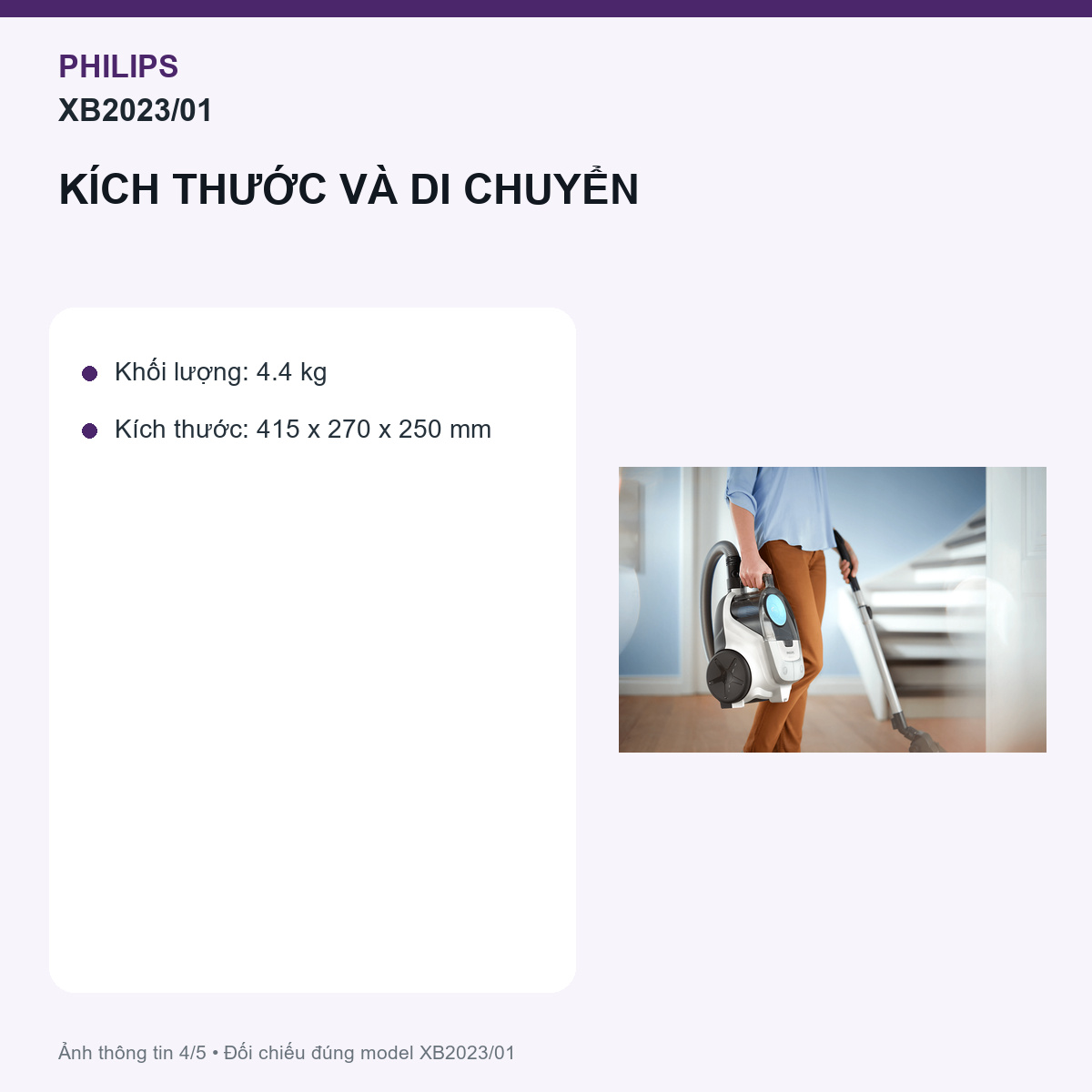 Philips XB2023/01 - Super Clean Air là lớp cuối của cả chuỗi
