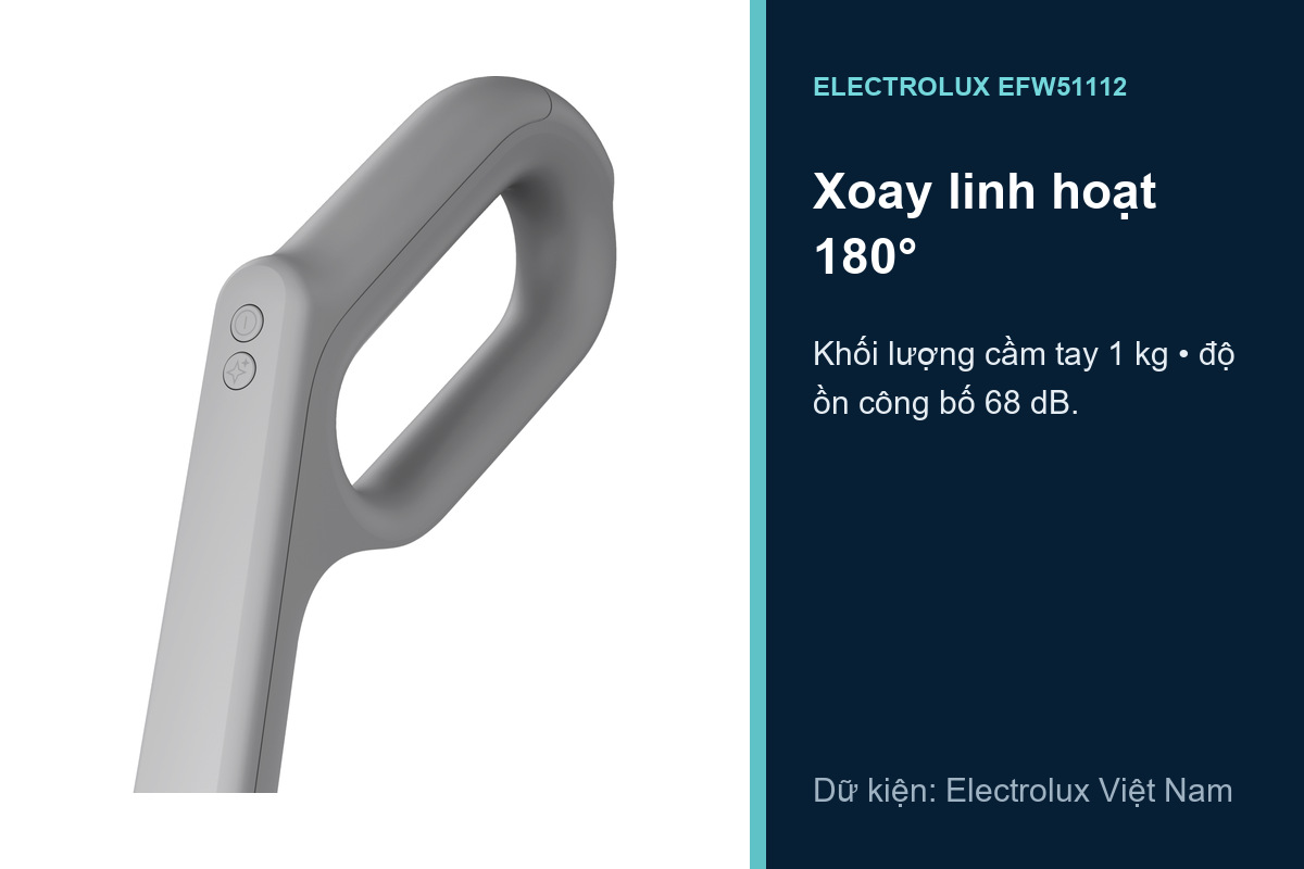 Electrolux EFW51112 - Thiết kế xoay linh hoạt 180 độ