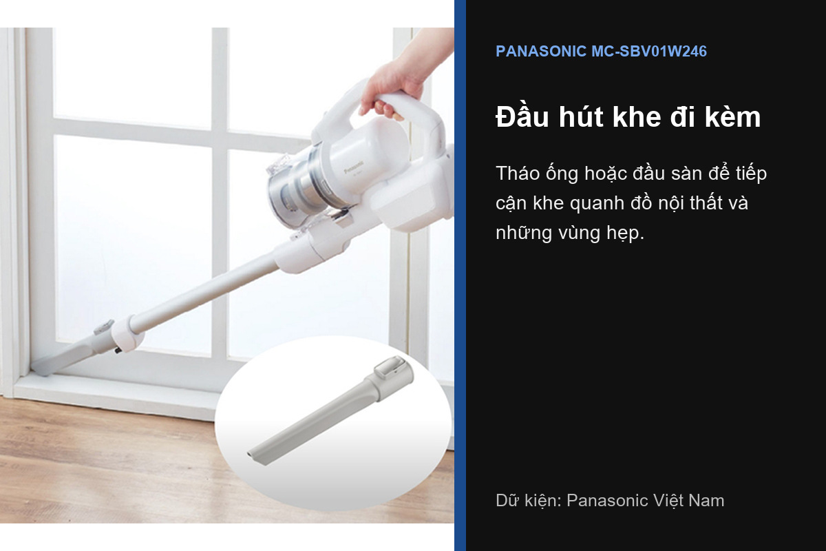 Đầu hút khe đi kèm Panasonic MC-SBV01W246 cho vùng hẹp