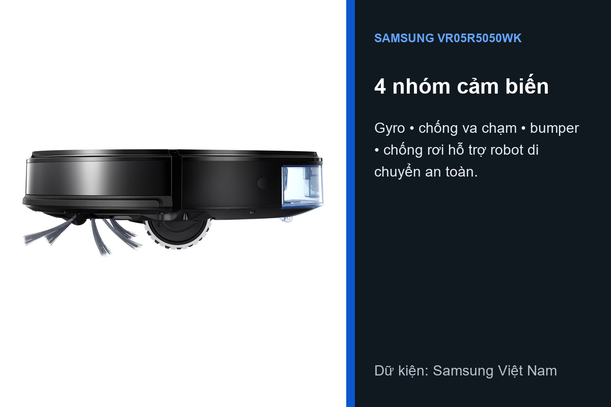 Bốn nhóm cảm biến trên Samsung VR05R5050WK