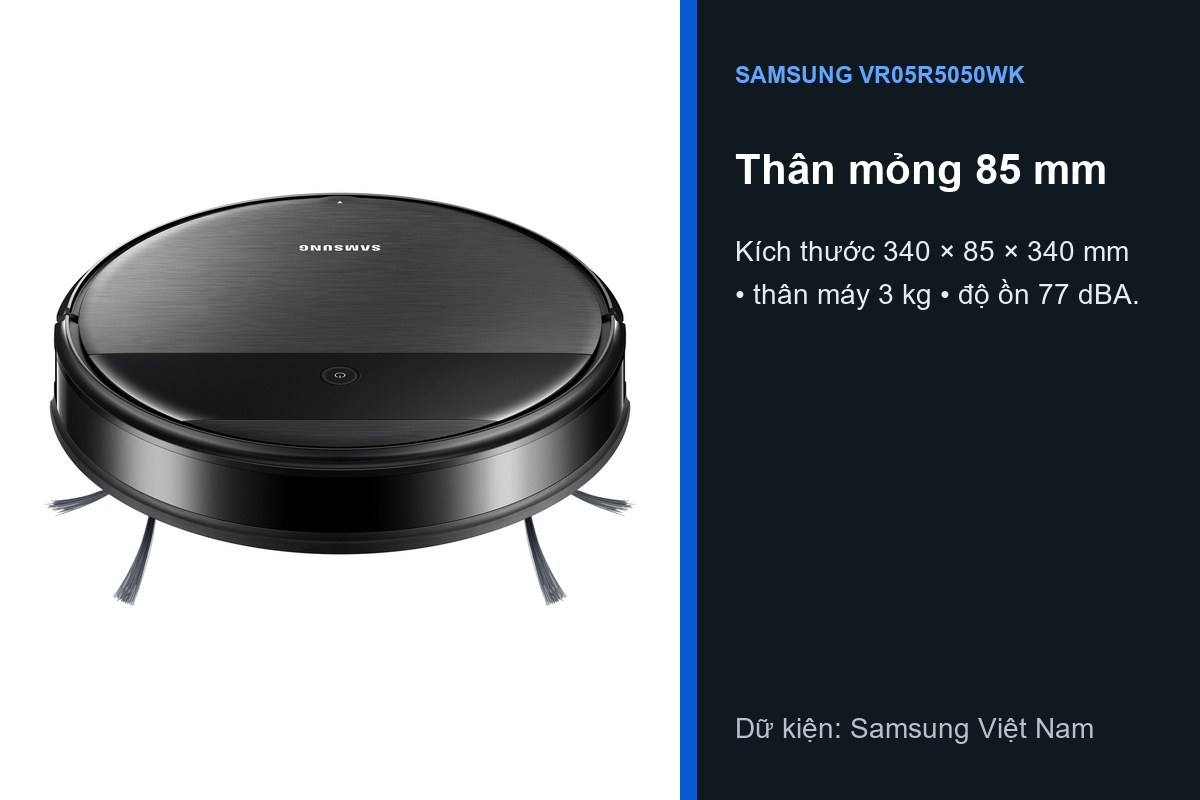 Kích thước và trọng lượng Samsung VR05R5050WK