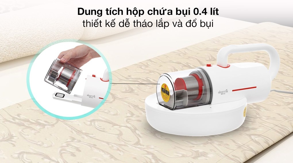 Hộp bụi 0.4 lít tháo rời của Deerma CM1300