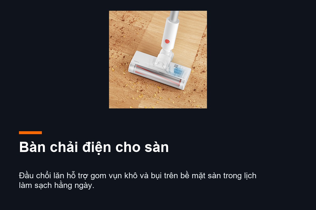 Thời lượng pin Deerma VC20 Plus