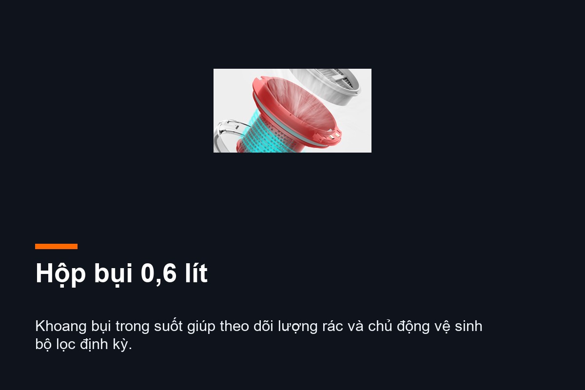 Hộp bụi Deerma VC20 Plus