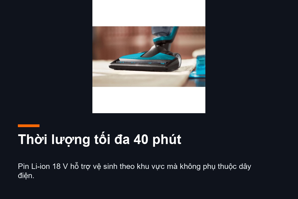 Đầu hút TriActive Turbo của Philips FC6404/01