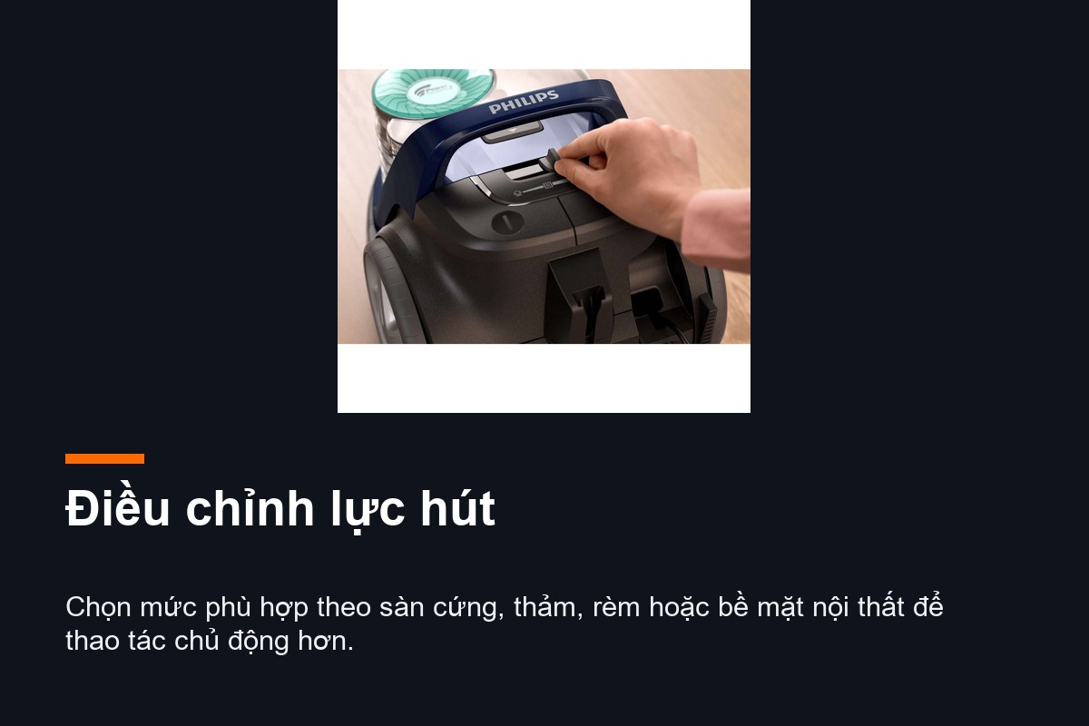 Máy hút bụi không túi Philips FC9571/01