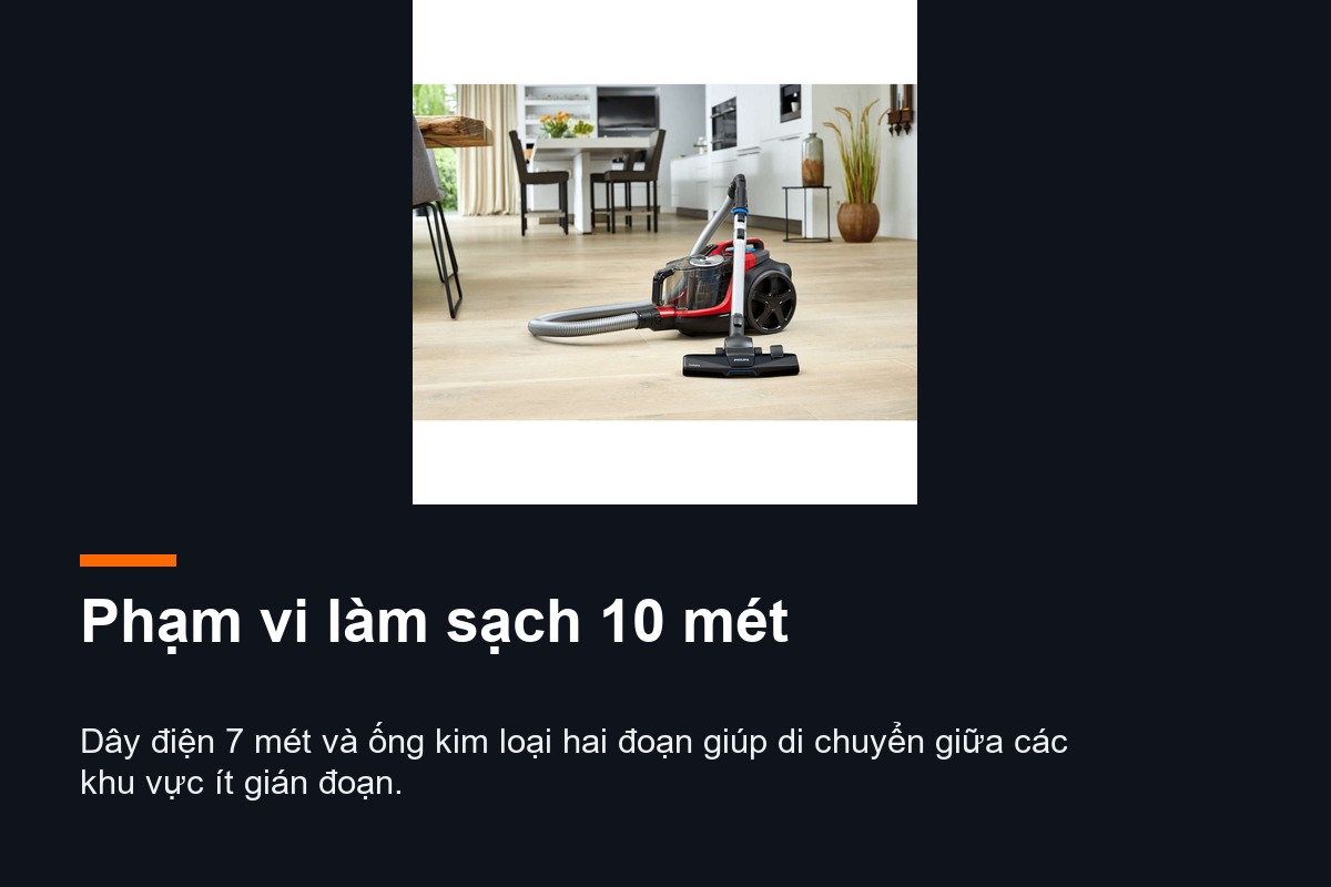 Máy hút bụi không túi Philips FC9728/01