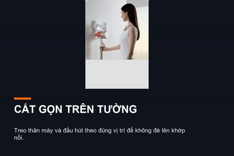 Xiaomi G9 Plus và phụ kiện được cất trên giá treo tường