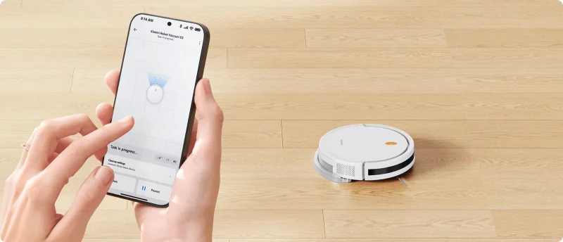 Điều khiển Xiaomi Robot Vacuum E5 qua ứng dụng Xiaomi Home