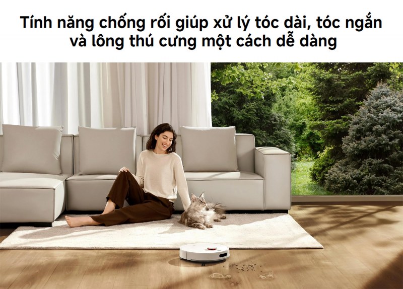 Lực hút tối đa 10.000 Pa của Xiaomi Robot Vacuum H40