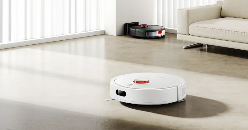 Xiaomi Robot Vacuum S20 hút và lau trên sàn phòng khách