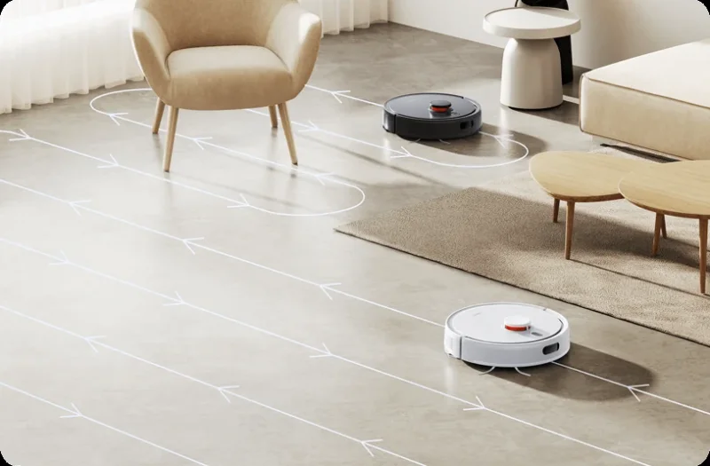 Xiaomi Robot Vacuum S20 lập bản đồ và chạy theo lộ trình