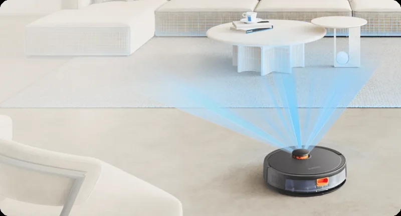 Xiaomi Robot Vacuum S20 dùng LDS nhận biết không gian phòng