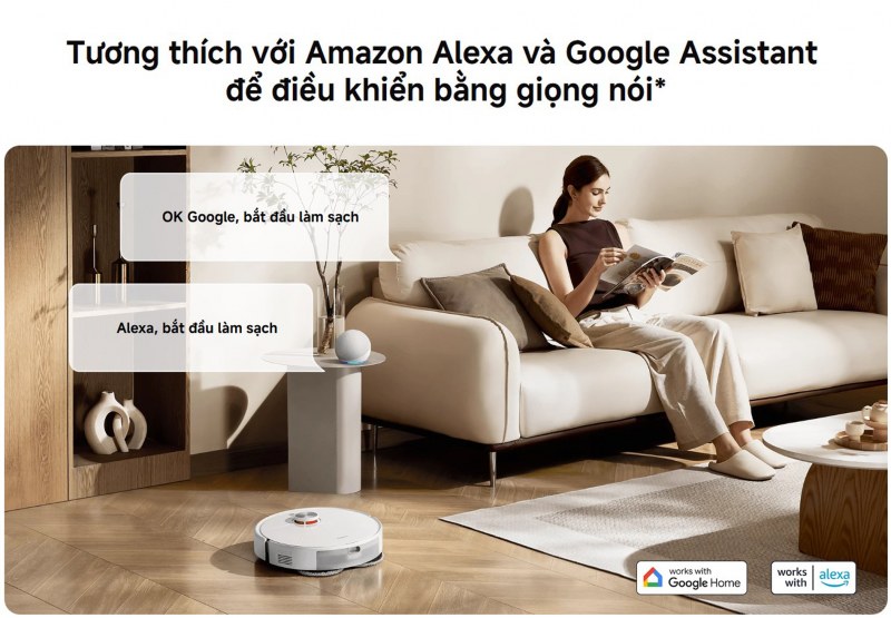 Điều khiển giọng nói cho Xiaomi Robot Vacuum S40 Pro