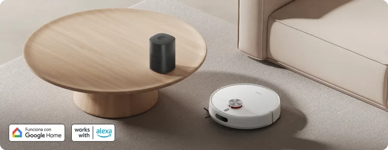 Xiaomi Robot Vacuum S40 điều khiển qua ứng dụng và trợ lý giọng nói
