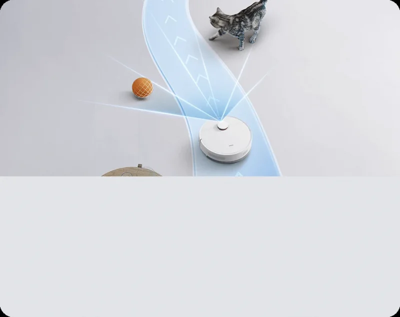 Xiaomi Robot Vacuum S40C phát hiện vật cản và mép sàn