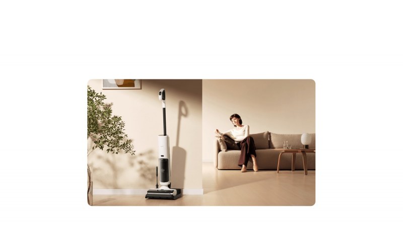 Xiaomi W20 trên đế tự vệ sinh sau khi lau